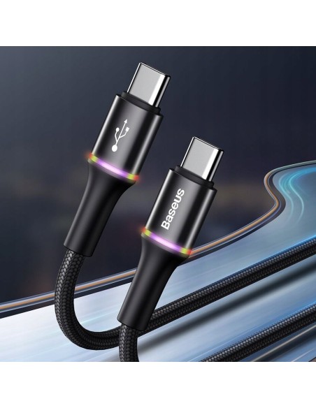 Baseus Halo Data Kabel USB-C Do USB-C 1m