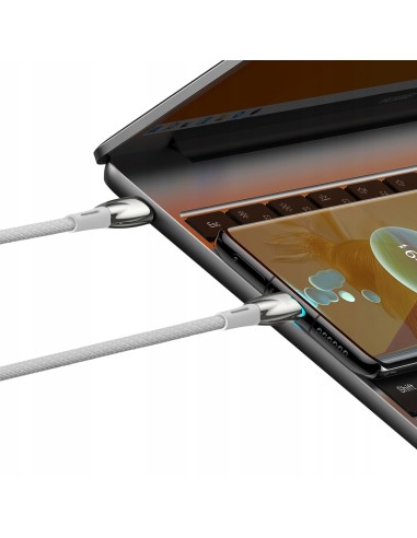 Baseus Glimmer Series Kabel USB-C Do USB-C 100W 2m Biały