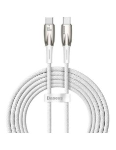 Baseus Glimmer Series Kabel USB-C Do USB-C 100W 2m Biały