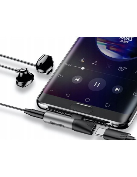 Baseus L41 Adapter USB-C Do Mini Jack 3.5mm