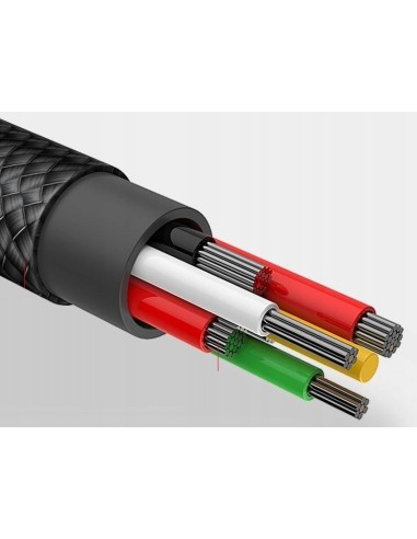 Baseus MVP Elbow Kabel Kątowy USB Do Micro USB 1.5A 2m Czarny