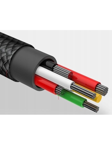 Baseus MVP Elbow Kabel Kątowy USB Do Micro USB 1.5A 2m Czarny