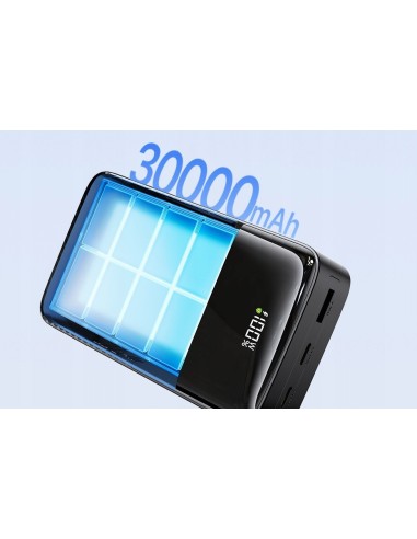 Baseus EnerFill FP51 Bipow 2 Pro Power Bank 30000 mAh 30W Czarny