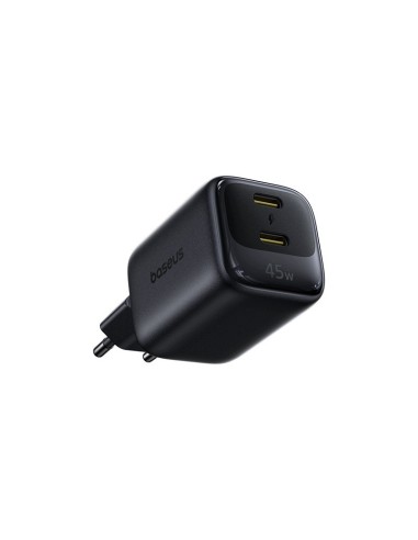 Baseus EnerFill FE22 Ładowarka Sieciowa 2xUSB-C 45W Biała