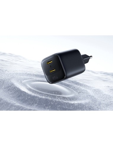 Baseus EnerFill FE22 Ładowarka Sieciowa 2xUSB-C 45W Biała