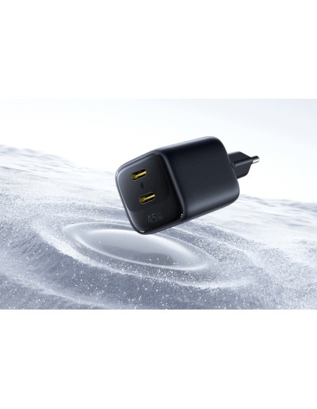 Baseus EnerFill FE22 Ładowarka Sieciowa 2xUSB-C 45W Biała