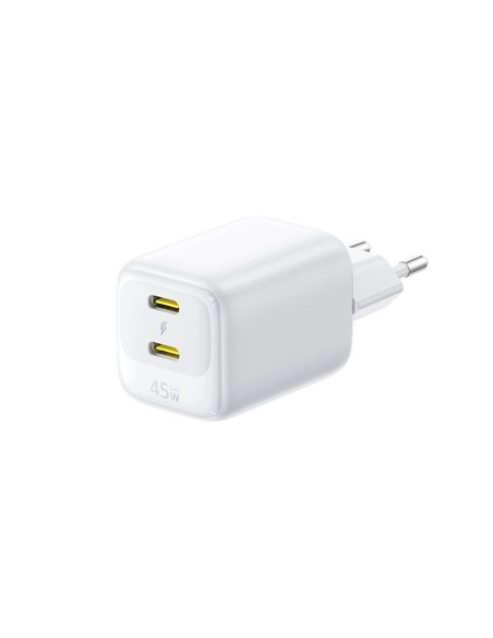 Baseus EnerFill FE22 Ładowarka Sieciowa 2xUSB-C 45W Biała