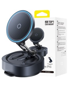 Baseus PrimeTrip VC3 Flex Pro Magnetyczny Uchwyt Samochodowy Z Ładowaniem Bezprzewodowym Czarny