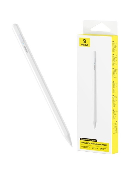 Baseus Smooth Writing 2 Series Rysik Ze Wskaźnikiem LED Biły