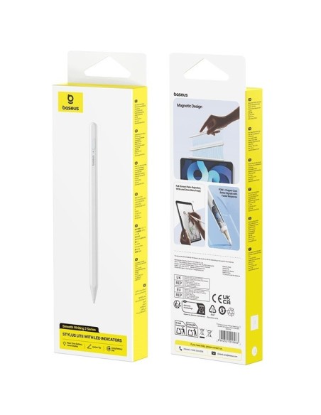Baseus Smooth Writing 2 Series Rysik Ze Wskaźnikiem LED Biły