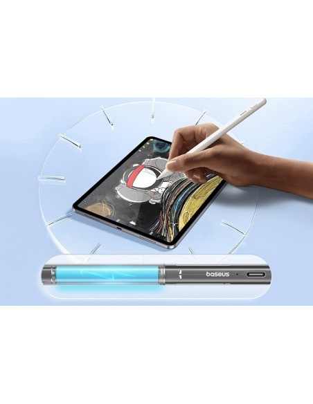 Baseus Smooth Writing 2 Series Rysik Ze Wskaźnikiem LED Biły