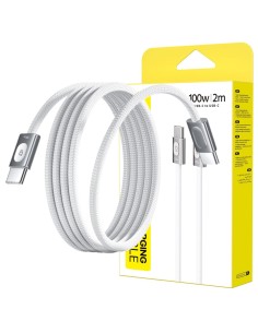 Baseus FrostCore Kabel USB-C Do USB-C 100W 2m Biały
