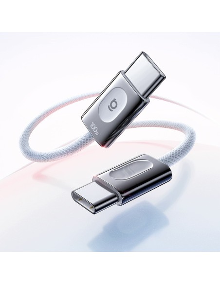 Baseus FrostCore Kabel USB-C Do USB-C 100W 2m Biały