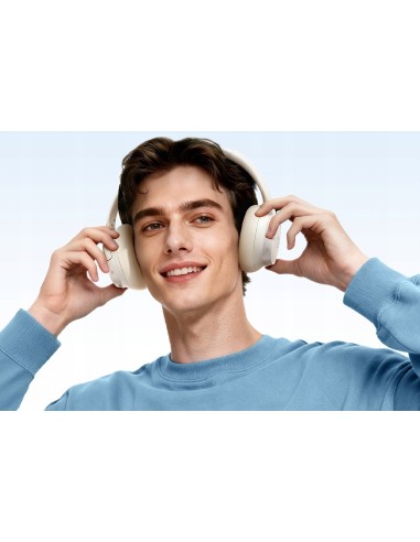 Baseus Bass BH1 NC Słuchawki Bezprzewodowe Białe