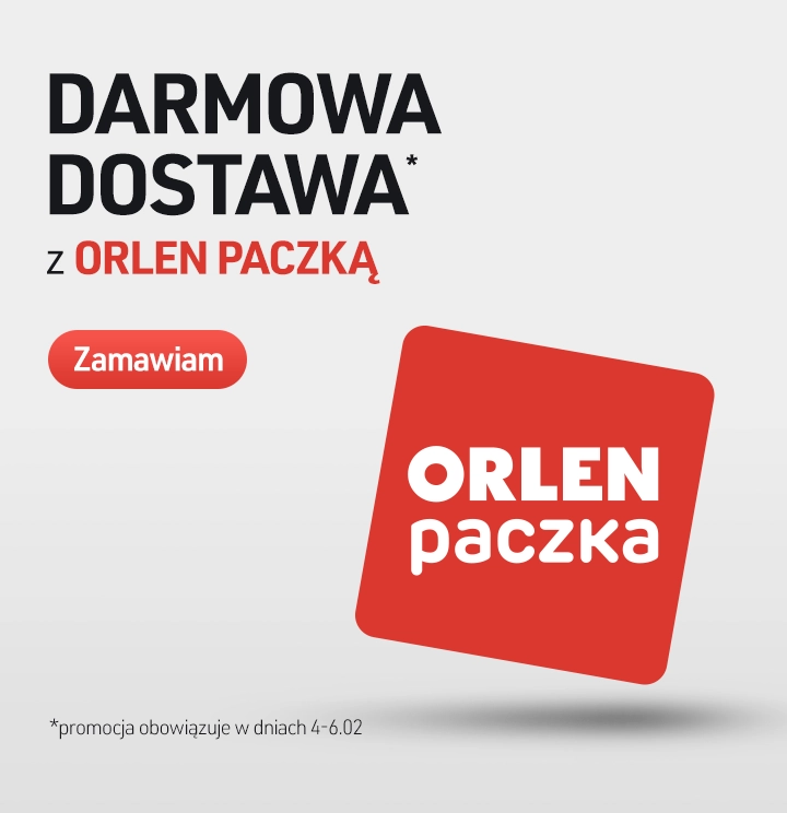 Darmowa dostawa z ORLEN Paczką