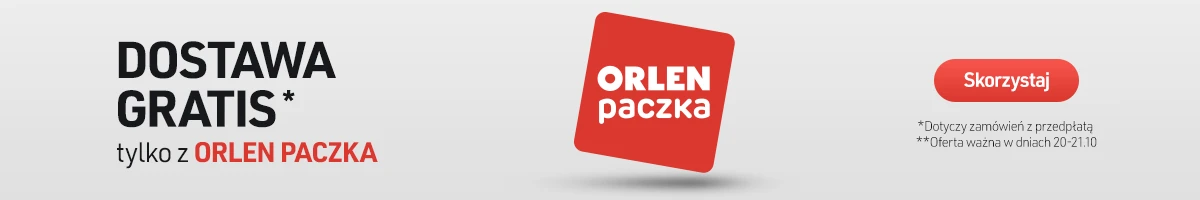 Dostawa gratis z ORLEN PACZKA