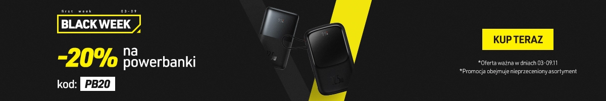 Black Week -20% na powerbanki