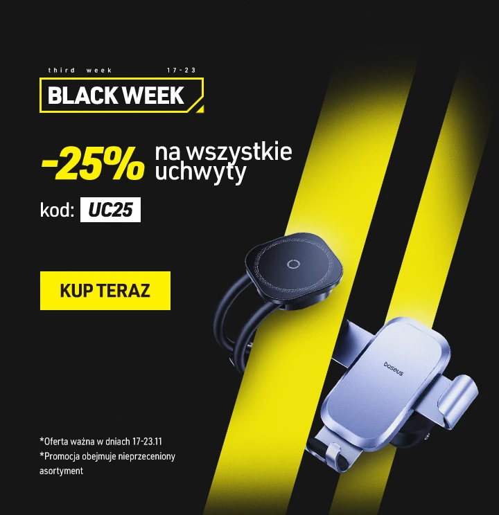 Uchwyty 25% taniej