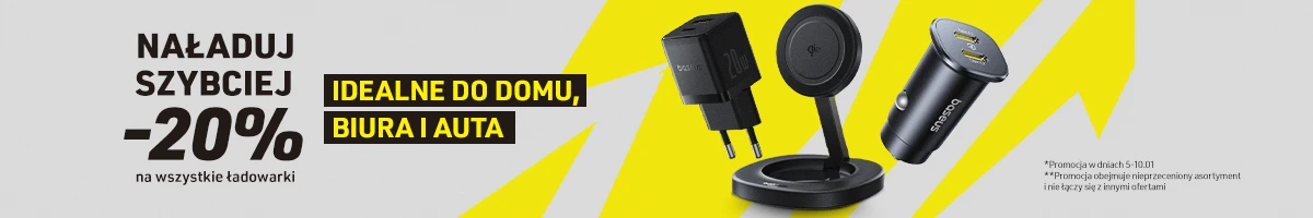 -20% na wszystkie ładowarki