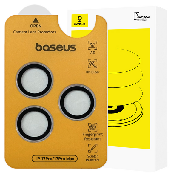 Baseus Corning Szkło Ochronne Do Obiektywu iPhone 17 Pro/17 Pro Max - uniwersalny