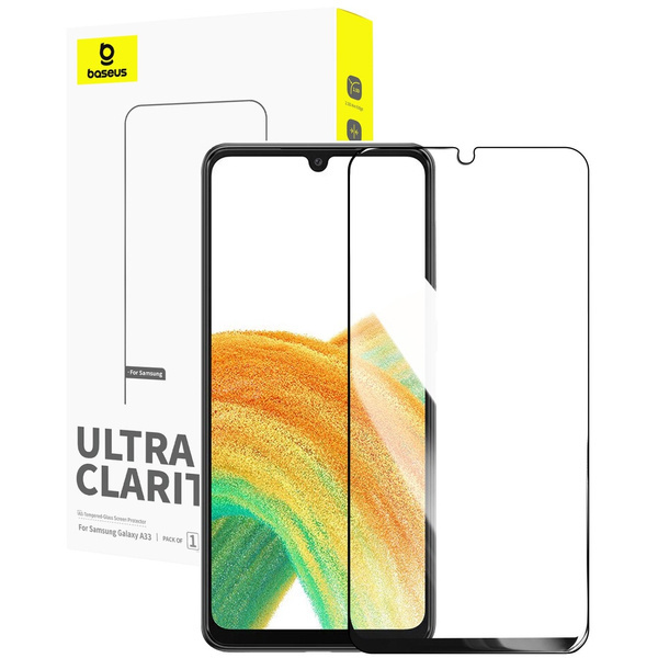 Baseus Diamond P60057407203-04 | Szkło hartowane ochronne pełne 9H do Samsung Galaxy A33 - uniwersalny