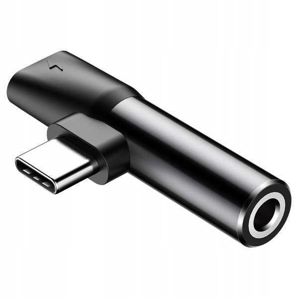 Baseus L41 | Adapter USB-C - Mini Jack 3.5mm / USB-C przejściówka audio do słuchawek - uniwersalny