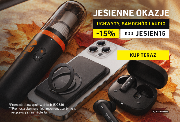 -15% na kategorię Uchwyty, Samochód i Audio